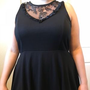 Torrid 2x lace peplum